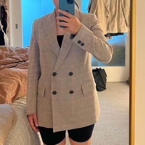 Club monaco checkered blazet